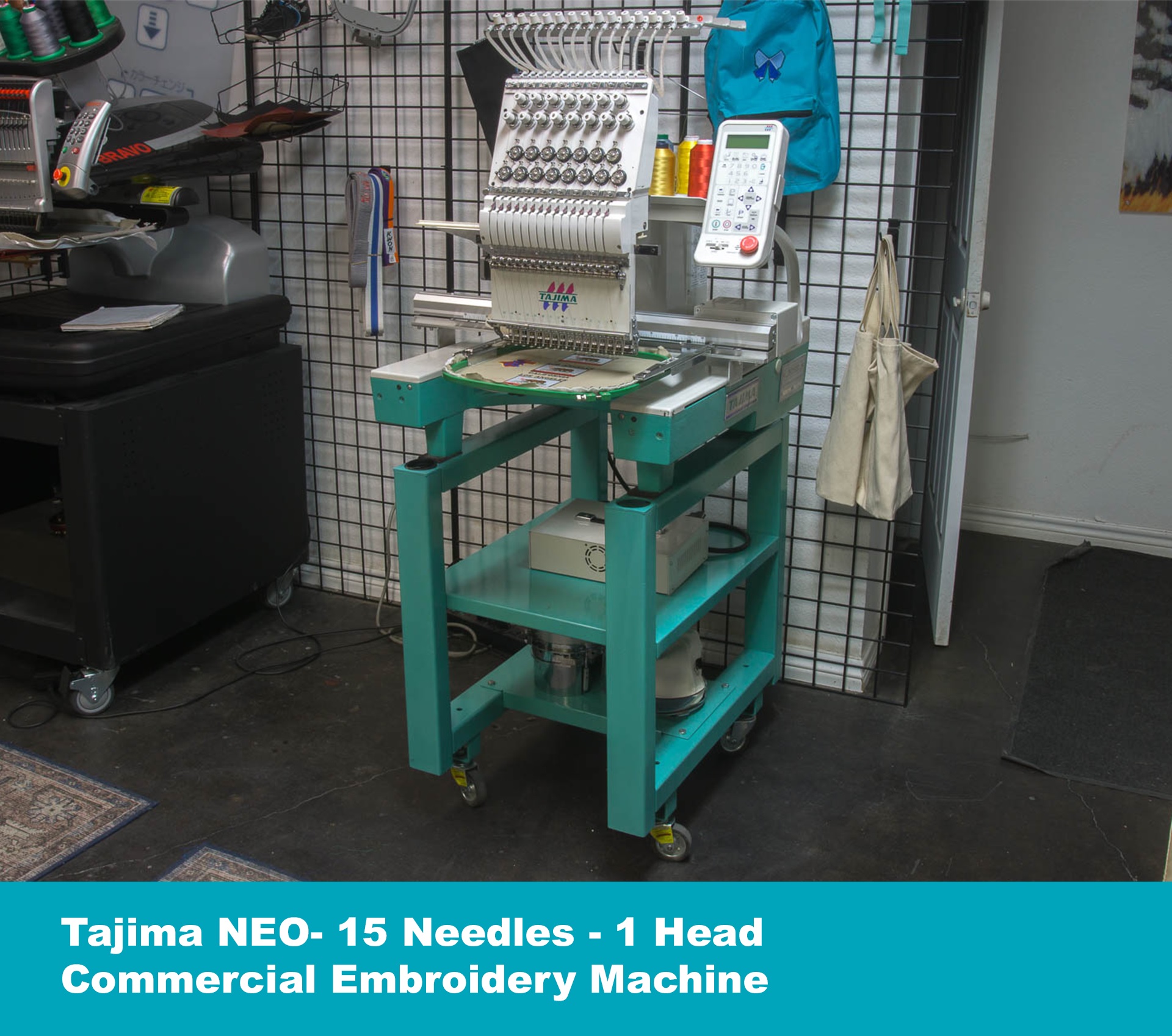 Tajima NEO 1 Head 15 Needles Commercial Embroidery Machine